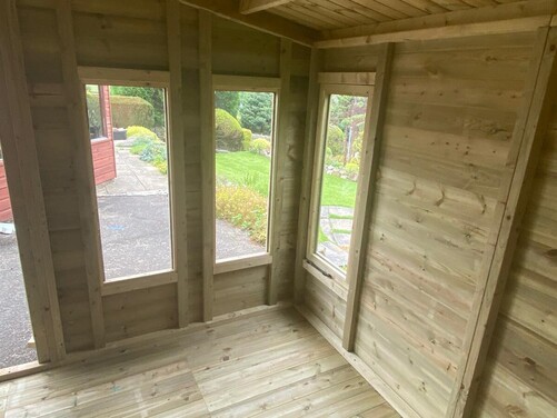 #SHA060 20x10 Apex Summer House Combi