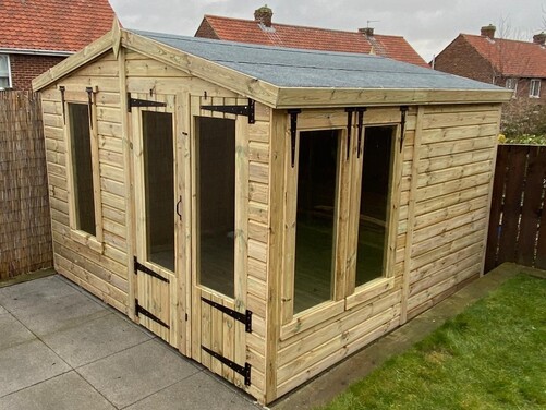 #SHA029 10x10 Apex Summer House