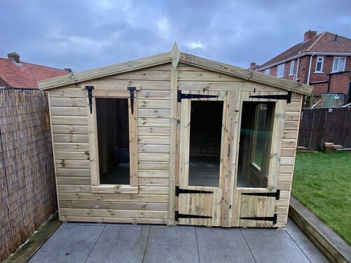 #SHA029 10x10 Apex Summer House