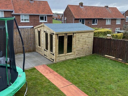 #SHA029 10x10 Apex Summer House