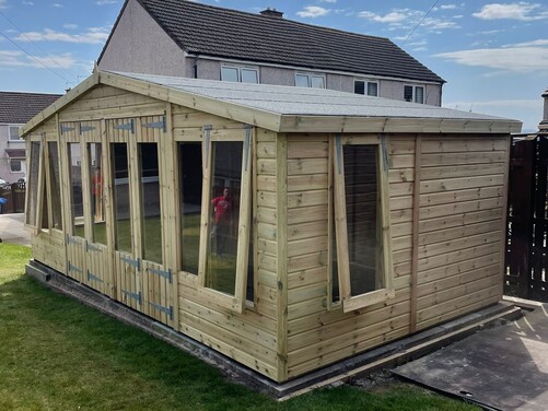 #SHA064 18x10 Apex Summer House