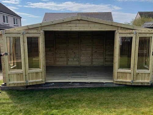 #SHA064 18x10 Apex Summer House