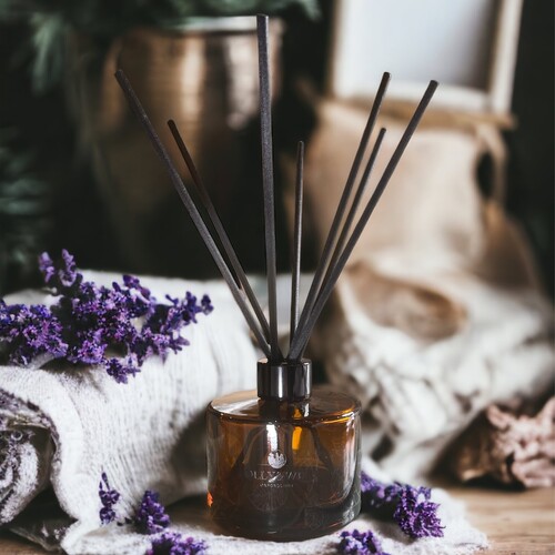 Heavenly Cedarwood & Salted Lavender Amber Reed Diffuser