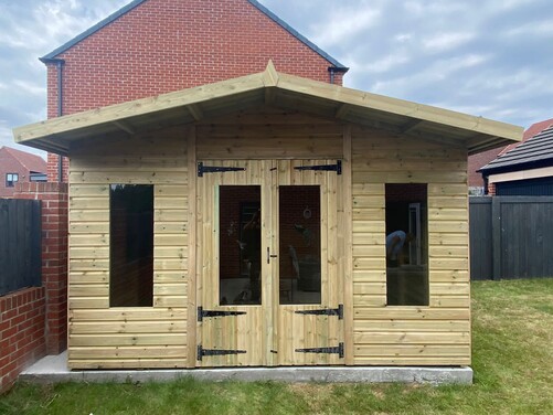 #SHA066 12x10 Apex Summer House