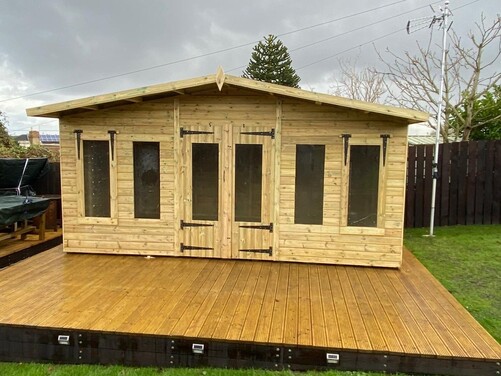 #SHA068 16x10 Apex Summer House