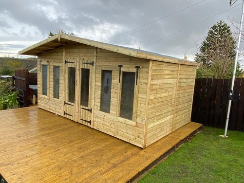 #SHA068 16x10 Apex Summer House