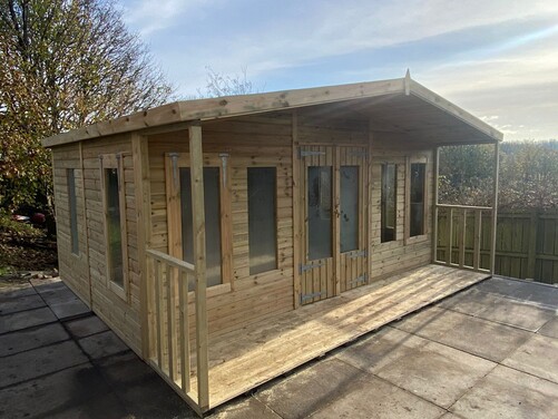 #SHA069 16x14 Apex Summer House