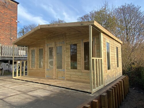 #SHA069 16x14 Apex Summer House