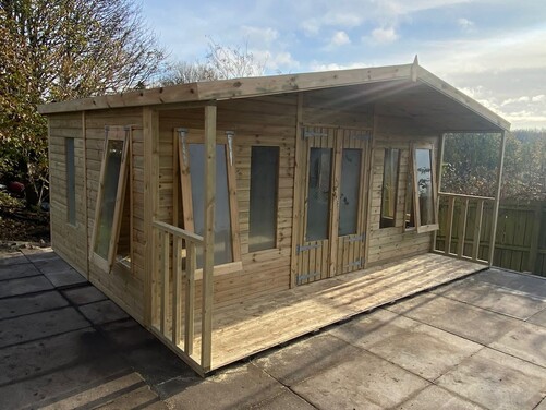 #SHA069 16x14 Apex Summer House