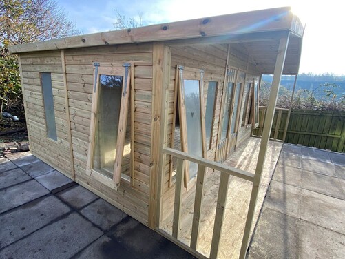 #SHA069 16x14 Apex Summer House