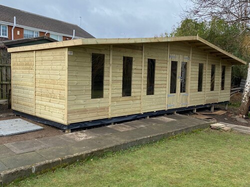 #SHA070 30x10 Apex Summer House