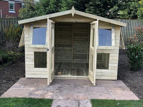 #SHA072 10x8 Apex Summer House