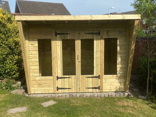 #SHP007 10x8 Pent Summer House