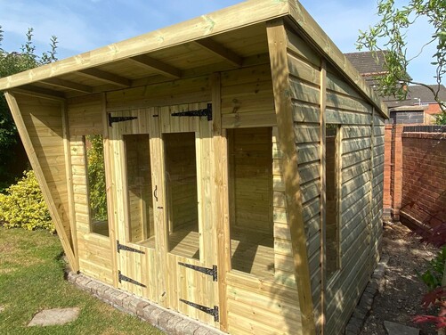 #SHP007 10x8 Pent Summer House