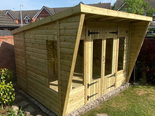 #SHP007 10x8 Pent Summer House