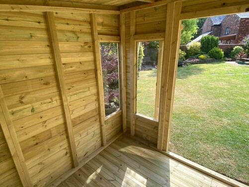 #SHP007 10x8 Pent Summer House