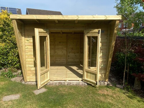 #SHP007 10x8 Pent Summer House