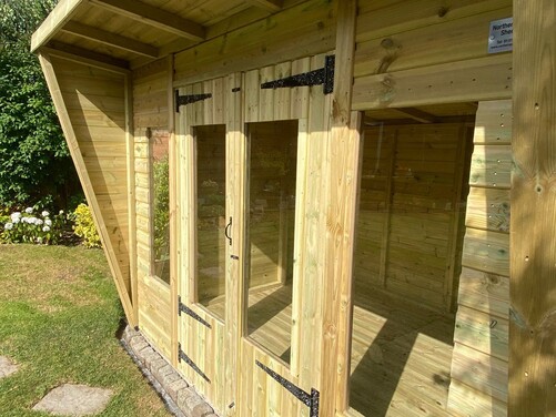 #SHP007 10x8 Pent Summer House