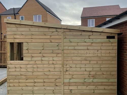 #SHP008 11x11 Pent Summer House