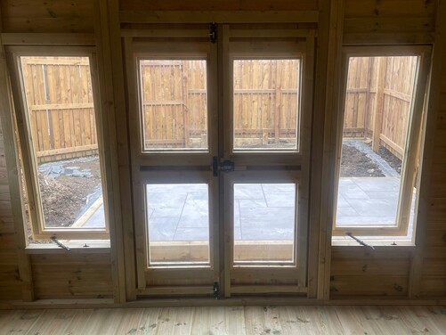 #SHP008 11x11 Pent Summer House