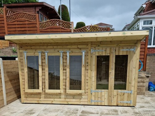 #SHP010 14x7 Pent Summer House