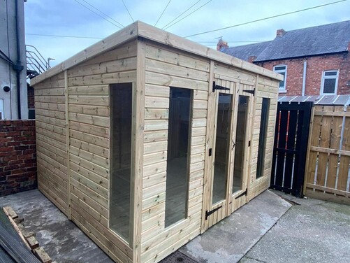 #SHP057 12x10 Pent Summer House