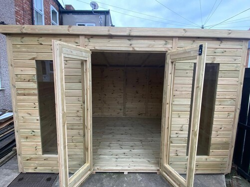 #SHP057 12x10 Pent Summer House