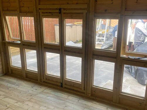 #SHP012 18x10 Pent Combi Summer House