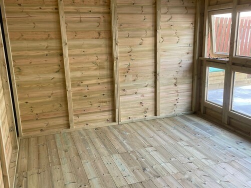 #SHP012 18x10 Pent Combi Summer House