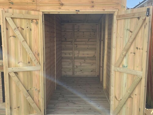 #SHP012 18x10 Pent Combi Summer House