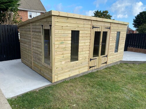 #SHP014 16x10 Pent Summer House