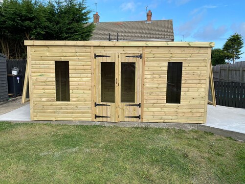 #SHP014 16x10 Pent Summer House