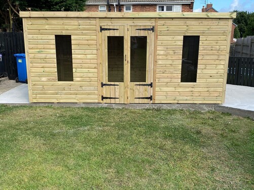 #SHP014 16x10 Pent Summer House