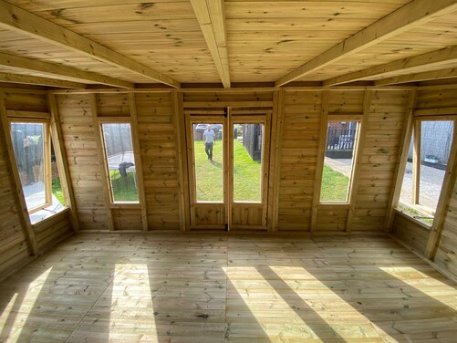 #SHP014 16x10 Pent Summer House