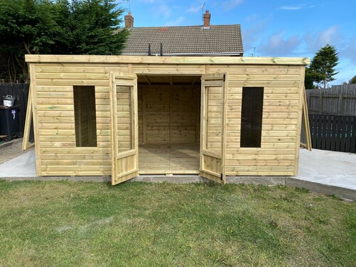 #SHP014 16x10 Pent Summer House