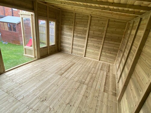 #SHP015 20x10 Pent Combi Summer House