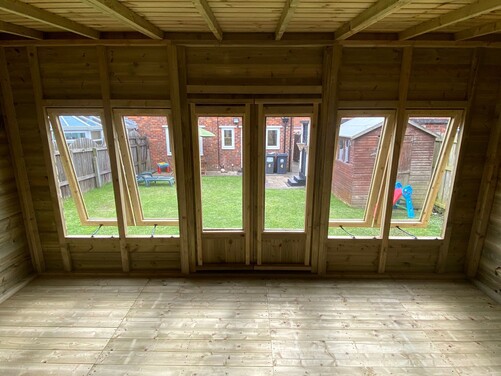 #SHP015 20x10 Pent Combi Summer House