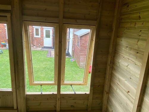 #SHP015 20x10 Pent Combi Summer House