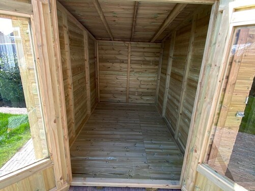 #SHP016 10x8 Pent Combi Summer House