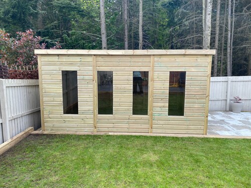 #SHP017 14x10 Pent Summer House
