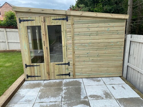 #SHP017 14x10 Pent Summer House