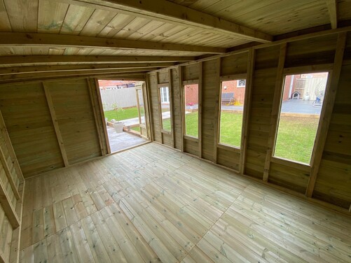 #SHP017 14x10 Pent Summer House