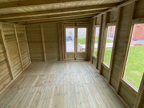 #SHP017 14x10 Pent Summer House