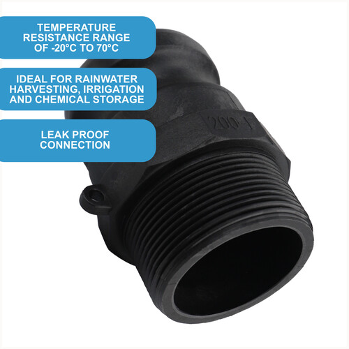 (2 inch) BSP Male Adapter to (2 inch) Camlock Adaptor