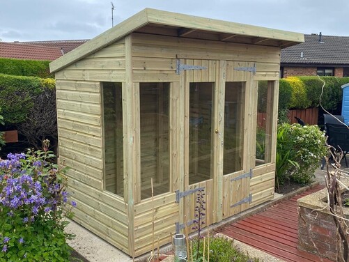 #SHP018 8x6 Pent Summer House