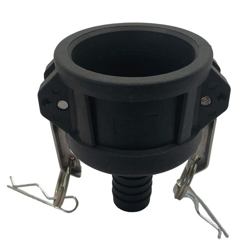 2" Camlock Coupler x 1 inch Hose Tail