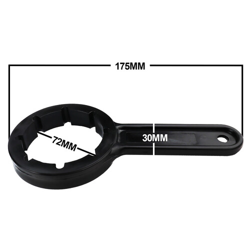 Black Plastic Drum Spanner for 51mm drum necks