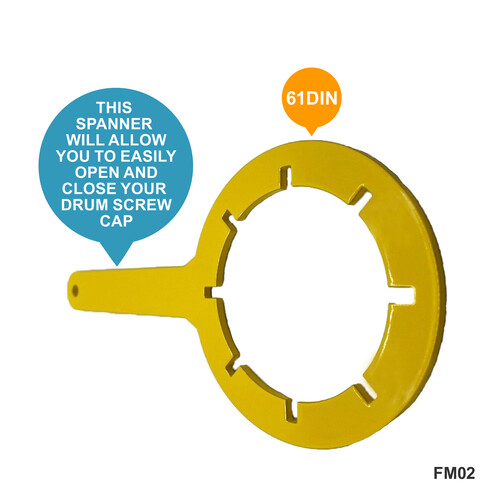 Metal Drum Spanner 61din