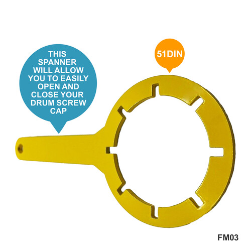 Metal Drum Spanner 51din