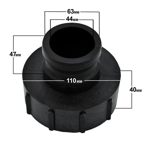 IBC S100x8 (3 Inch) Female Buttress to (2 inch)  Camlock Adapter